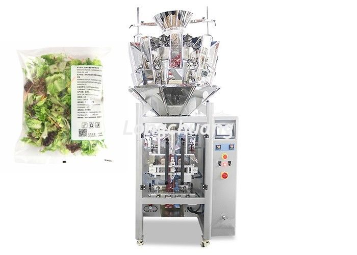 塑料包装材料多用途新鲜蔬菜沙拉包装机