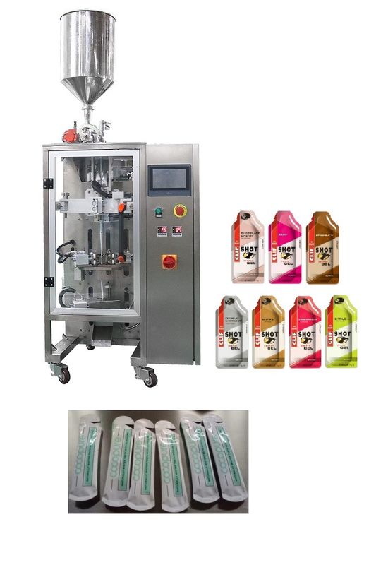 高速立式液体/浆糊/果酱/水/果冻自动包装机，适用于异形及特殊袋