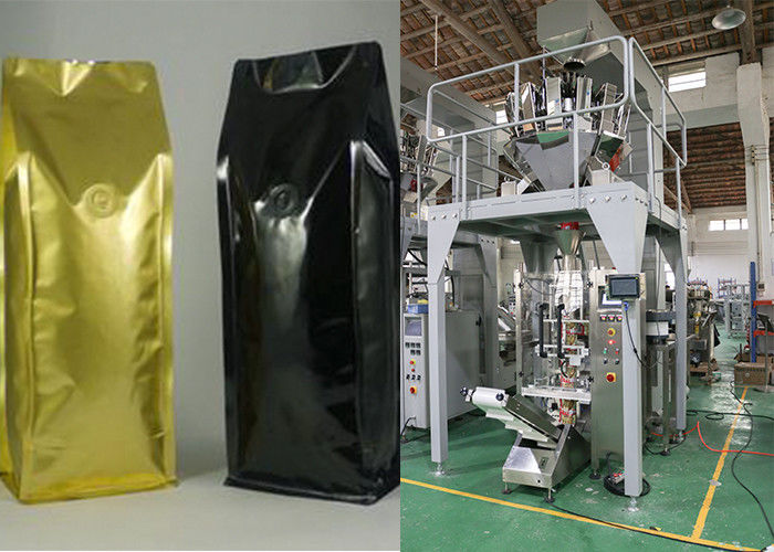 VFFS咖啡豆包装机5 - 50袋/分钟产品速度